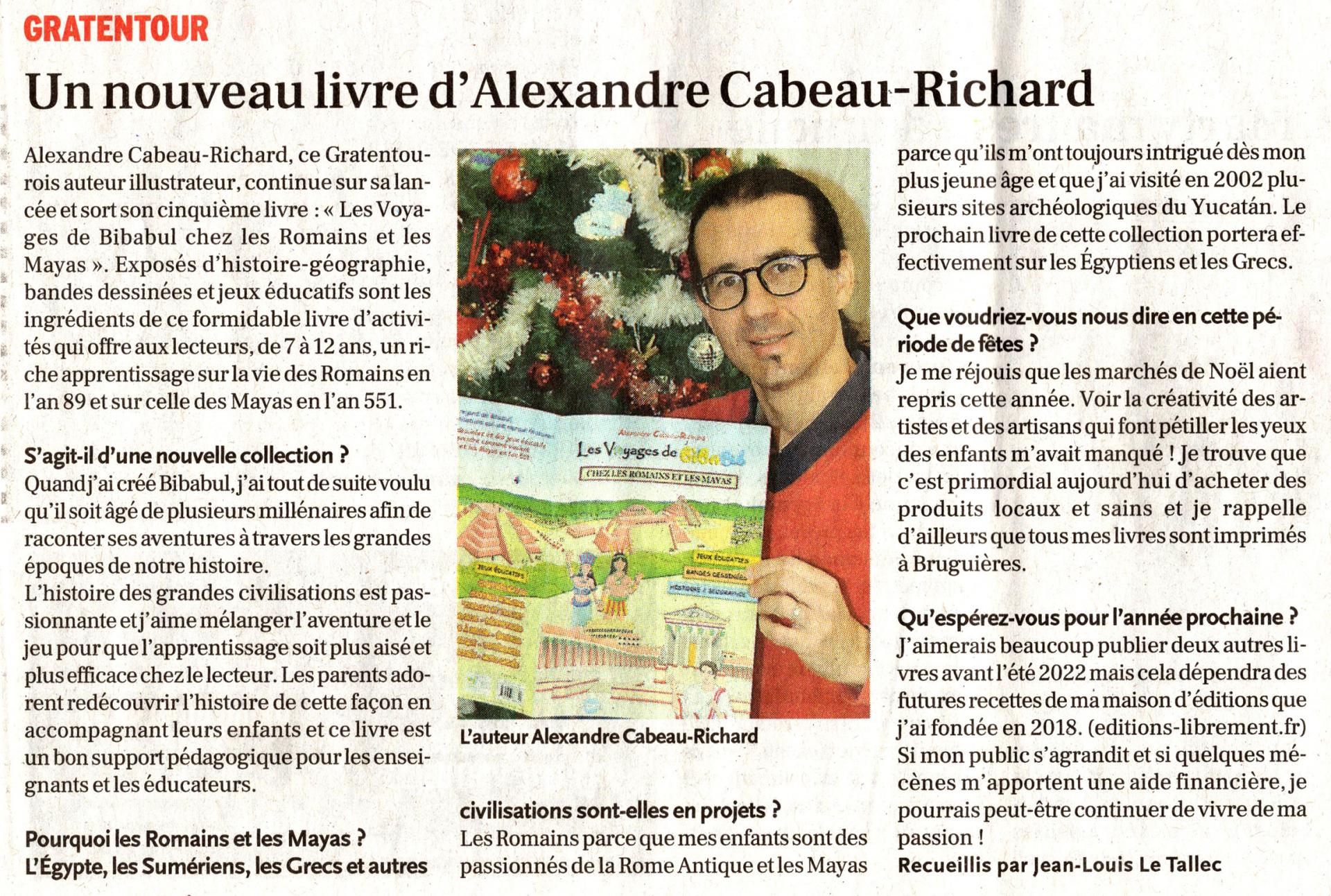 Article ladepeche 24 dec 2021 lvdb1